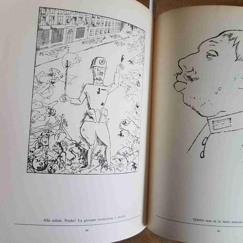 GEORGE GROSZ IL VOLTO DELLA CLASSE DIRIGENTE - INTRO GIORGIO BOCCA RIZZOLI 1974