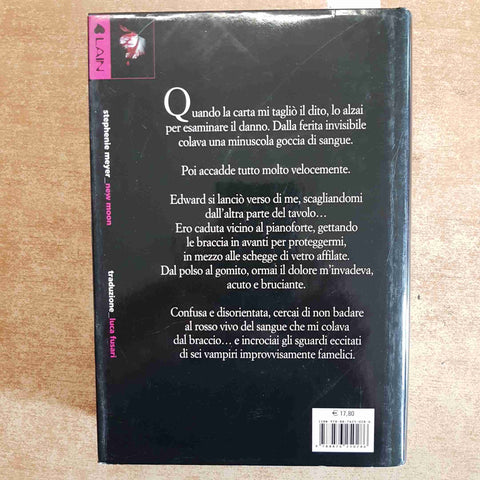 NEW MOON STEPHENIE MEYER FAZI EDITORE 2009 TWILIGHT copertina rigida