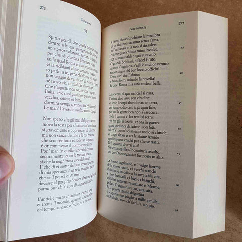 PETRARCA - CANZONIERE - 2 VOLUMI MARCO SANTAGATA OSCAR MONDADORI 2012 COMMENTATO