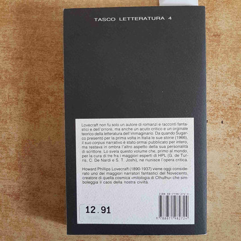 LOVECRAFT IN DIFESA DI DAGON E ALTRI SAGGI SUL FANTASTICO 1994 SUGARCO EDIZIONI