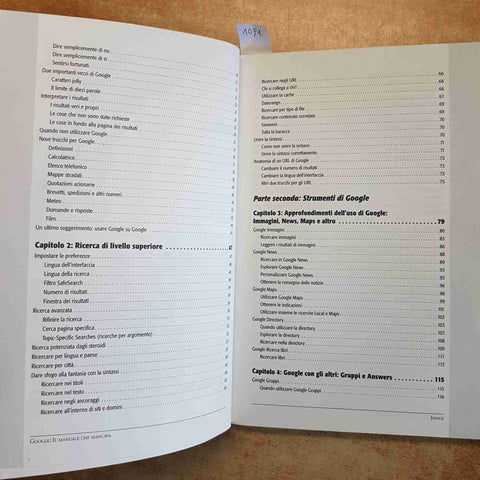 GOOGLE. IL MANUALE CHE MANCAVA  GUIDA COMPLETA A RICERCHE E STRUMENTI 2006 RGB
