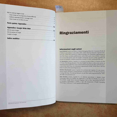 GOOGLE. IL MANUALE CHE MANCAVA  GUIDA COMPLETA A RICERCHE E STRUMENTI 2006 RGB