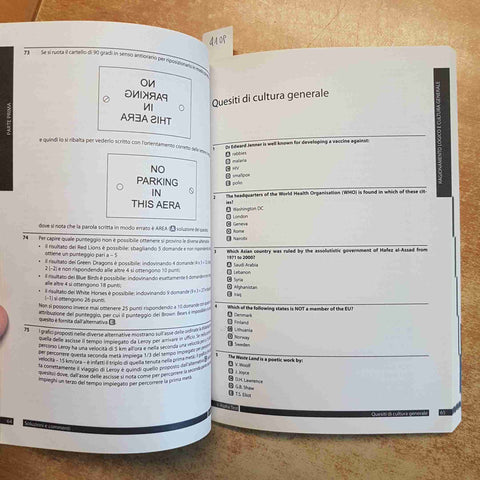 ALPHATEST MEDICINA IN INGLESE ESERCIZI COMMENTATI - AA.VV. - ALPHA TEST 2016