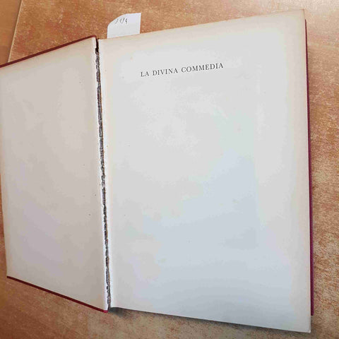 DANTE ALIGHIERI - LA DIVINA COMMEDIA - ILLUSTRAZIONI DORE' - MONDADORI - 1954