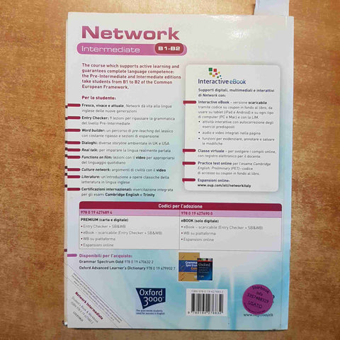 NETWORK INTERMEDIATE B1 B2 STUDENTS BOOK WORKBOOK PAUL RADLEY OXFORD