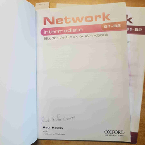NETWORK INTERMEDIATE B1 B2 STUDENTS BOOK WORKBOOK PAUL RADLEY OXFORD