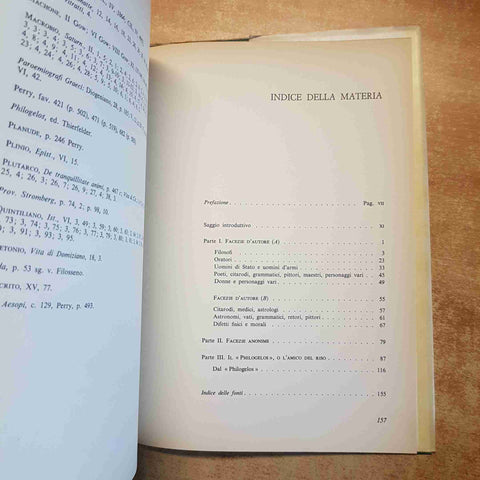 LA FACEZIA IN GRECIA E A ROMA - QUINTINO CATAUDELLA - LE MONNIER 1971 CLASSICI