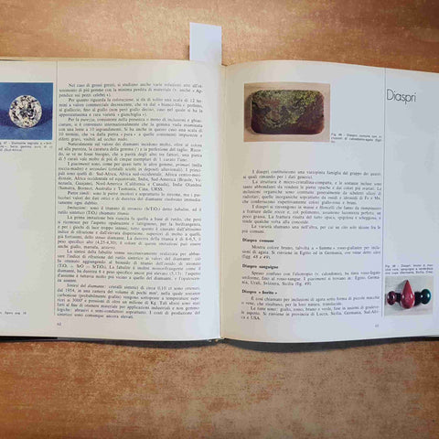 GEMMOLOGIA RASSEGNA DIAGNOSI - MARIO FONTANA MINERALI PIETRE PREZIOSE ATLAS 1970