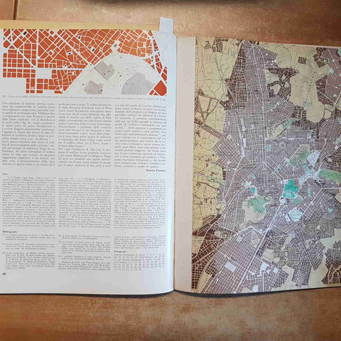 URBANISTICA 41 ISTITUTO NAZIONALE 1964 NOVARA PIACENZA GORGONZOLA NOVATE MILANES