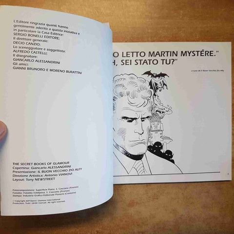 MARTIN MYSTERE 2 + IL BUON VECCHIO ZIO MARTY BONELLI GLAMOUR 1991 BURATTINI
