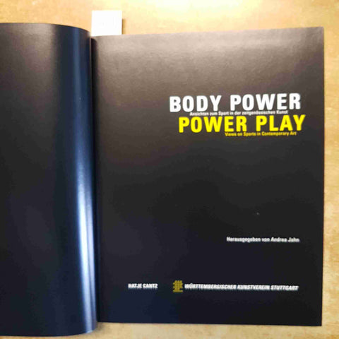 BODY POWER POWER PLAY  SPORT NELL'ARTE CONTEMPORANEA 2002 HATJE CANTZ