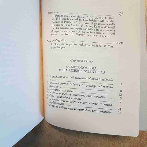 LOGICA DELLA RICERCA E SOCIETA' APERTA - KARL POPPER - ANTISERI 1993 LA SCUOLA