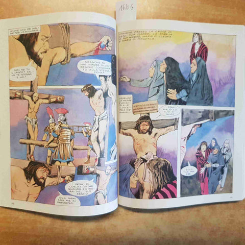 LA BIBBIA NUOVO TESTAMENTO IL VANGELO A FUMETTI GESUITI SAN FEDELE 1985 SCUOLA