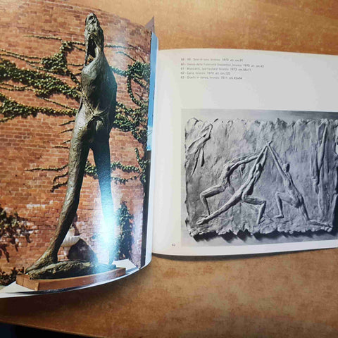 ADRIANO BOZZOLO CATALOGO SCULTURE BRONZI MOSTRA ARTE CONTEMPORANEA MILANO 1975