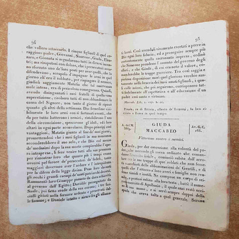 STORIA DEL VECCHIO E NUOVO TESTAMENTO SCUOLE ELEMENTARI VENEZIA 1823 ANDREOLA