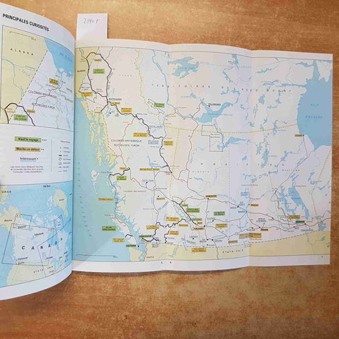 GUIDA MICHELIN CANADA 4° EDIZIONE 1989 CARTINE STRADALI MAPPE GUIDE TOURISME