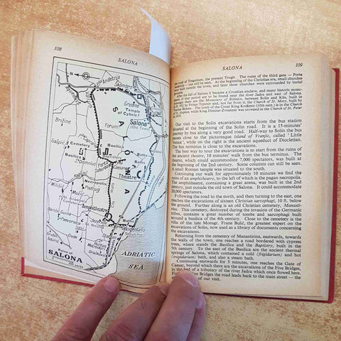 NAGEL'S YUGOSLAVIA TRAVEL GUIDE 1954 GUIDA TURISTICA JUGOSLAVIA MAPPE INGLESE