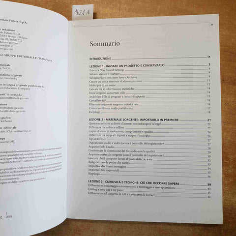 ADOBE PREMIERE VERSIONE 6 DENNIS CHOMINSKY - JACKSON LIBRI 2001 MONTAGGIO VIDEO