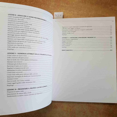ADOBE PREMIERE VERSIONE 6 DENNIS CHOMINSKY - JACKSON LIBRI 2001 MONTAGGIO VIDEO