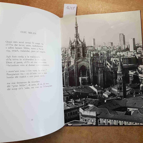 CUN TI PAVIA - DARIO MORANI ALFIERI & LACROIX 1971 POESIE IN DIALETTO PAVESE