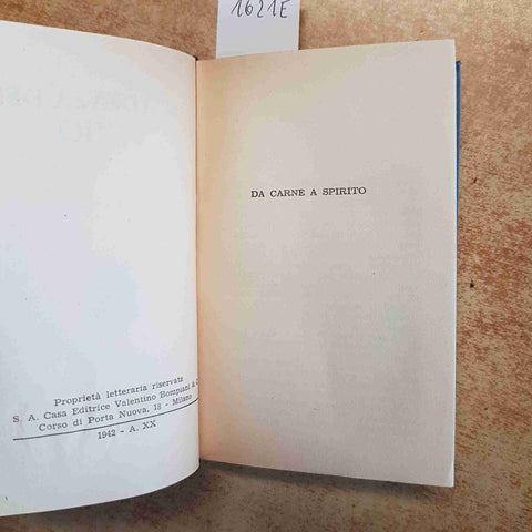 DECADENZA DEL VIZIO - CARLO LINATI - BOMPIANI 1942 - III EDIZIONE FILOSOFIA