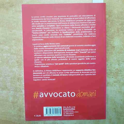 ATTI & PARERI 3 2017 RIVISTA AVVOCATO ROBERTO GAROFOLI - NEL DIRITTO EDITORE