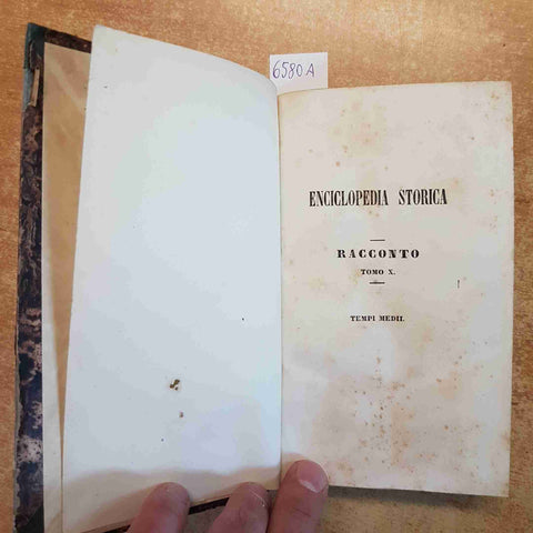 CESARE CANTU' - STORIA UNIVERSALE TOMO X EPOCA X 1843 POMBA E C. alto medioevo