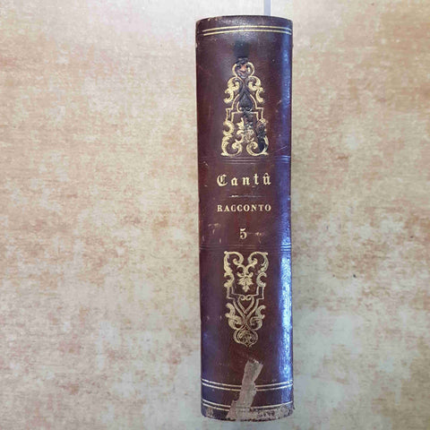 CESARE CANTU' - STORIA UNIVERSALE TOMO V EPOCA V 1845 POMBA repubblica romana