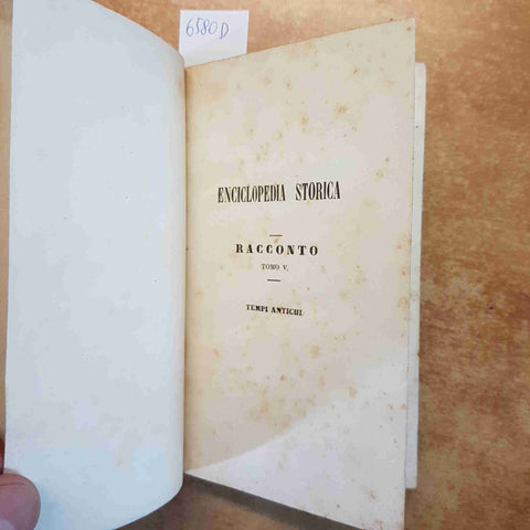 CESARE CANTU' - STORIA UNIVERSALE TOMO V EPOCA V 1845 POMBA repubblica romana