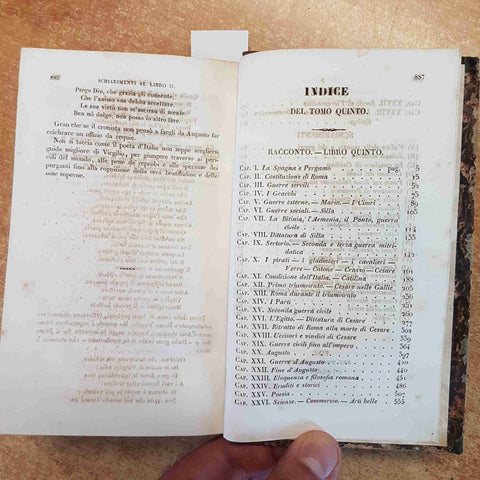 CESARE CANTU' - STORIA UNIVERSALE TOMO V EPOCA V 1845 POMBA repubblica romana
