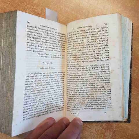 CESARE CANTU' - STORIA UNIVERSALE TOMO V EPOCA V 1845 POMBA repubblica romana