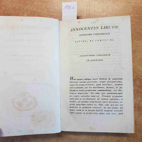DOMENICO FORNAROLI, OPUSCOLA TOMO I-II VERONA, 1818-1830