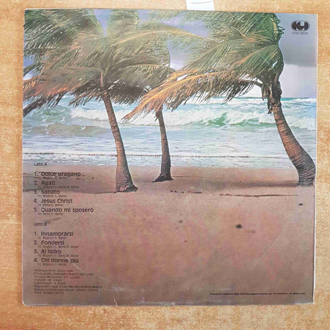 GIANNI BELLA - DOLCE URAGANO - CGD - 1980 DISCO 33 GIRI VINILE VINYL ALBUM