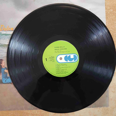 GIANNI BELLA - DOLCE URAGANO - CGD - 1980 DISCO 33 GIRI VINILE VINYL ALBUM