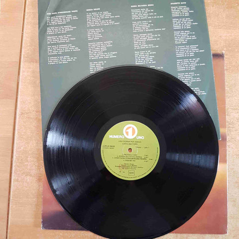 LUCIO BATTISTI - UNA DONNA PER AMICO - LP 33 GIRI VINILE VINYL 1978 NUMERO UNO