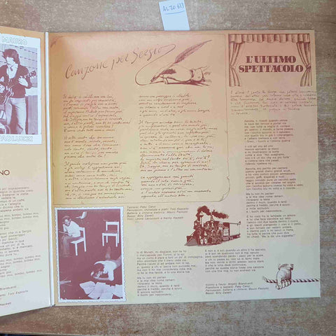 ROBERTO VECCHIONI - SAMARCANDA 1977 GATEFOLD LP 33 GIRI PHILIPS VINILE VINYL