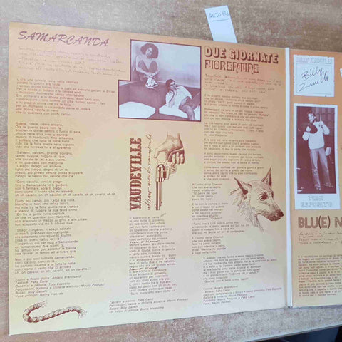 ROBERTO VECCHIONI - SAMARCANDA 1977 GATEFOLD LP 33 GIRI PHILIPS VINILE VINYL