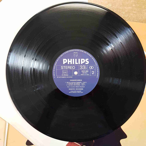 ROBERTO VECCHIONI - SAMARCANDA 1977 GATEFOLD LP 33 GIRI PHILIPS VINILE VINYL