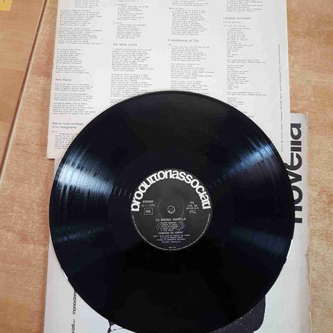 FABRIZIO DE ANDRe LA BUONA NOVELLA LP 33 GIRI PRODUTTORI ASSOCIATI 1970 RICORDI