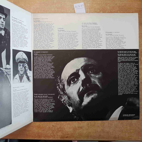 NANNI SVAMPA CANTA BRASSENS VOLUME SECONDO LP 33 GIRI DURIUM 1971 VINILE VINYL