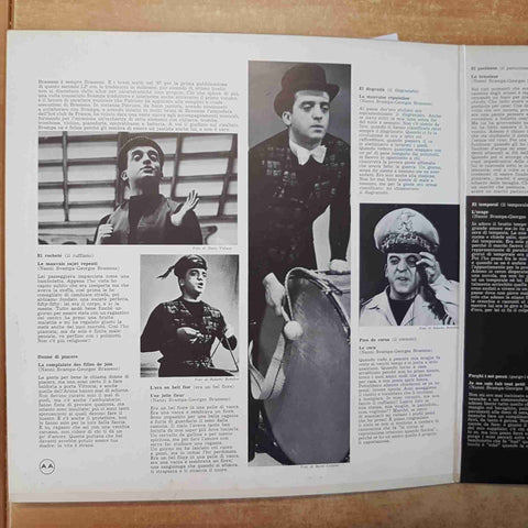 NANNI SVAMPA CANTA BRASSENS VOLUME SECONDO LP 33 GIRI DURIUM 1971 VINILE VINYL