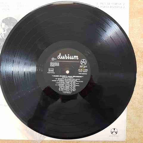 NANNI SVAMPA CANTA BRASSENS VOLUME SECONDO LP 33 GIRI DURIUM 1971 VINILE VINYL