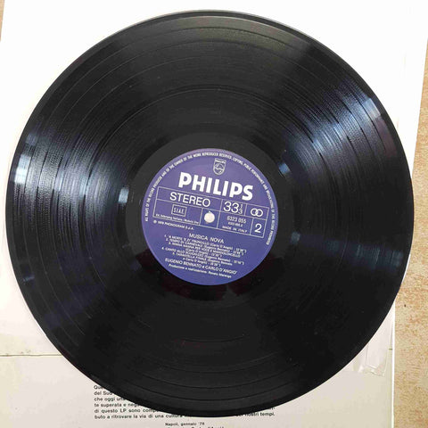 EUGENIO BENNATO CARLO D'ANGIÒ - MUSICANOVA LP 33 GIRI PHILIPS 1978 VINILE VINYL
