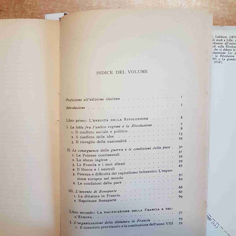 GEORGES LEFEBVRE - NAPOLEONE EDITORI LATERZA 1982 BONAPARTE BIOGRAFIA STORICA