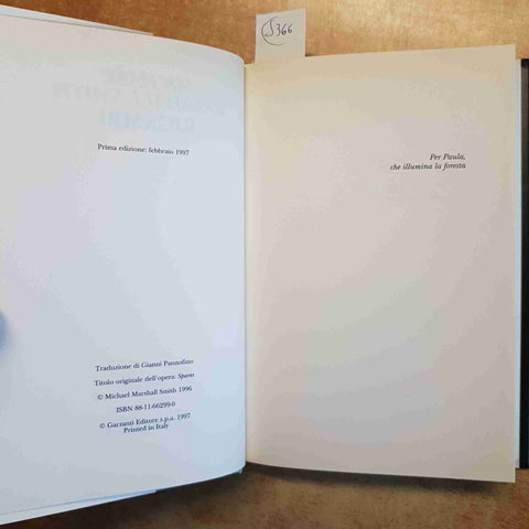 MARSHALL SMITH - RICAMBI 1997 GARZANTI ROMANZO FANTASCIENZA 1° EDIZIONE