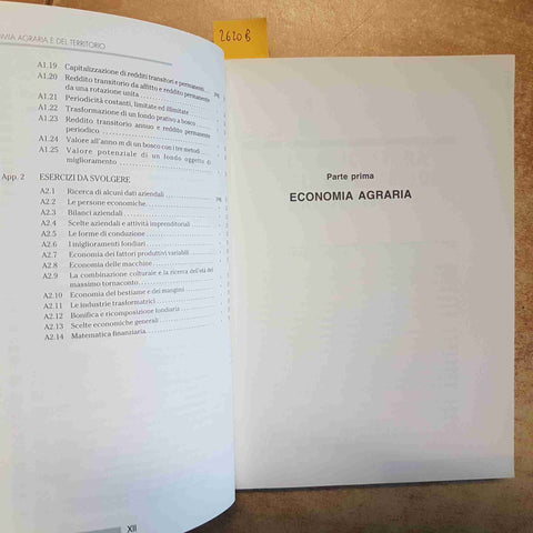 FABRIS - ECONOMIA AGRARIA E DEL TERRITORIO - CALDERINI 2011 ECONOMIA ESTIMO