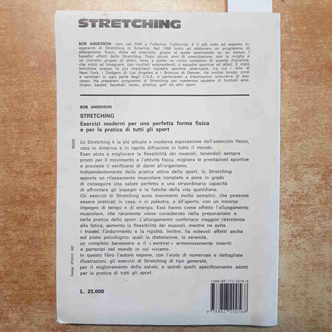 STRETCHING - BOB ANDERSON ESERCIZI FORMA FISICA SPORT EDIZIONI MEDITERRANEE 1994