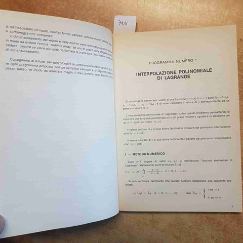 PROGRAMMI DI MATEMATICA E STATISTICA IN BASIC - HERVE HAUT JACKSON 1982 APPLE II