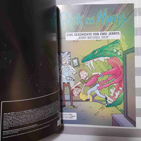 RICK AND MORTY - 5 BAND FÜNF PANINI COMICS STARKS CANNON ELLERBY FARINA TEDESCO