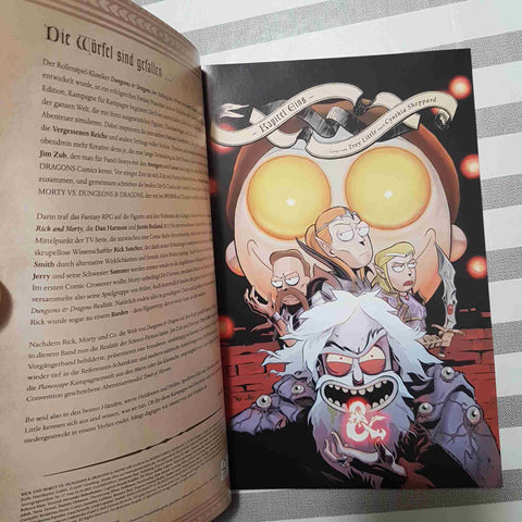 RICK AND MORTY VS DUNGEONS & DRAGONS II PAINSCAPE ZUB LITTLE PANINI TEDESCO